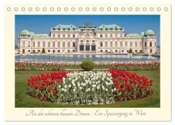 Cover-Bild zum Titel 'An der schönen blauen Donau - Ein Spaziergang in Wien (Tischkalender 2026 DIN A5 quer), CALVENDO Monatskalender' von 'Karl Heindl'