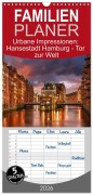 Cover-Bild zum Titel 'Familienplaner 2026 - Urbane Impressionen: Hansestadt Hamburg - Tor zur Welt mit 5 Spalten (Wandkalender, 21 x 45 cm) CALVENDO' von 'Alexander Ludwig'