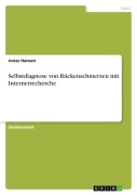 Cover-Bild zum Titel 'Selbstdiagnose von Rückenschmerzen mit Internetrecherche' von 'Jonas Hansen'