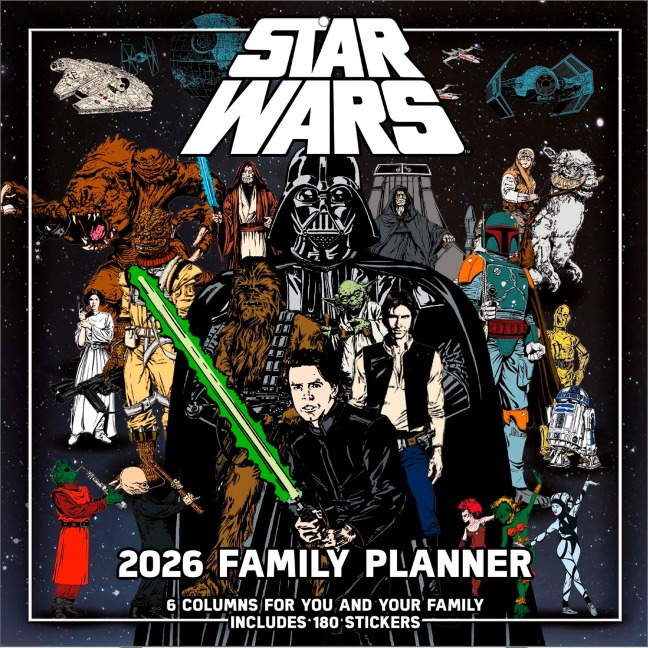STAR WARS Familienplaner im Format 30 x 30 - 