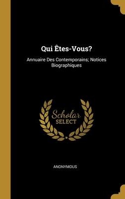 Qui Êtes-Vous? - Anonymous
