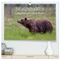 Braunbären - pelzige Riesen in Finnlands Wäldern (hochwertiger Premium Wandkalender 2025 DIN A2 quer), Kunstdruck in Hochglanz - ©. Sandra Eigenheer