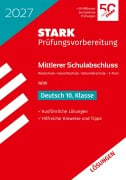 Cover-Bild zum Titel 'STARK Lösungen zu Deutsch - Mittlerer Schulabschluss (MSA) 2027 NRW - Prüfungsvorbereitung' von ''