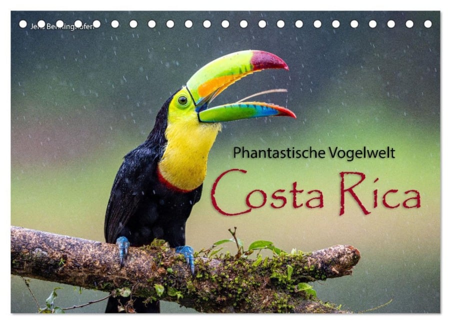 Phantastische Vogelwelt Costa Rica (Tischkalender 2026 DIN A5 quer), CALVENDO Monatskalender - Jens Benninghofen