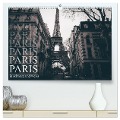 Paris - in schwarz und weiss (hochwertiger Premium Wandkalender 2025 DIN A2 quer), Kunstdruck in Hochglanz - Christian Lindau
