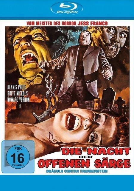 Die Nacht der offenen Särge - Paul DAles, Jesús Franco, Mary Shelley, Bram Stoker, Bruno Nicolai