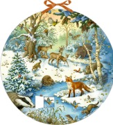 Cover-Bild zum Titel 'Memo-Adventskalender - Die Tiere im Winterwald' von ''
