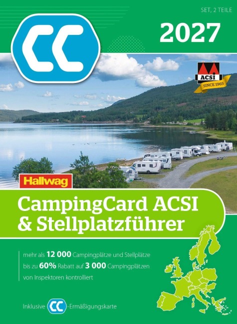 ACSI CampingCard & Stellplatzführer 2027 - 