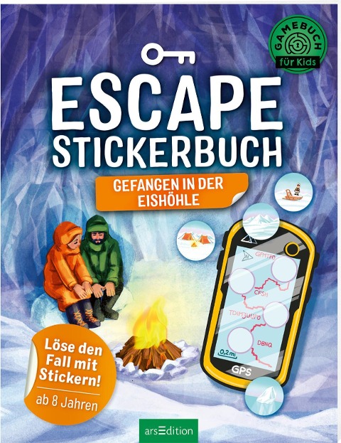 Escape-Stickerbuch - Gefangen in der Eishöhle - Philip Kiefer