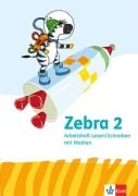 Cover-Bild zum Titel 'Zebra 2. Arbeitsheft Lesen/Schreiben Klasse 2' von ''