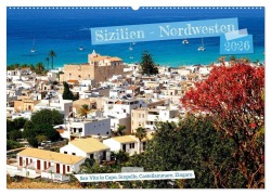 Cover-Bild zum Titel 'Sizilien - Nordwesten (Wandkalender 2026 DIN A2 quer), CALVENDO Monatskalender' von 'Stefanie Steiner'