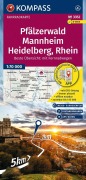 Cover-Bild zum Titel 'KOMPASS Fahrradkarte 3352 Pfälzerwald, Mannheim, Heidelberg, Rhein 1:70.000' von ''