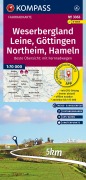 Cover-Bild zum Titel 'KOMPASS Fahrradkarte 3363 Weserbergland, Leine, Göttingen, Northeim, Hameln mit Knotenpunkten 1:70.000' von ''