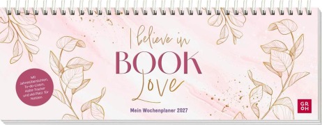 Cover-Bild zum Titel 'Tischkalender 2027 quer: I believe in Book Love' von ''