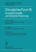 Cover-Bild zum Titel '102. Kongreß der Deutschen Gesellschaft für Chirurgie München, 10.-13. April 1985' von ''