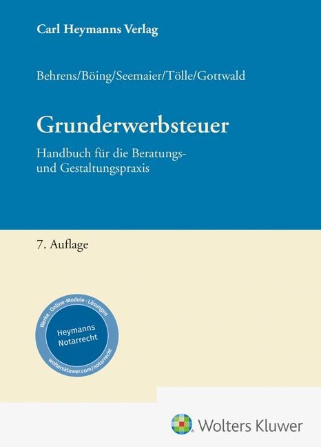 Grunderwerbsteuer - Stefan Behrens, Elke Böing, Marcel Seemaier, Wolf-Dieter Tölle