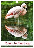 Rosarote Flamingo (Wandkalender 2025 DIN A4 hoch), CALVENDO Monatskalender - Kattobello Kattobello