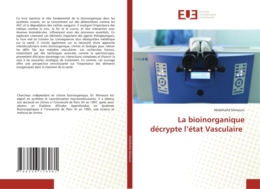 La bioinorganique décrypte l'état Vasculaire - Abdelhafid Mimouni