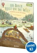 Cover-Bild zum Titel 'Ein Biber reist um die Welt ... und entdeckt, wie die Tiere wohnen' von 'Magnus Weightman'