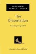Cover-Bild zum Titel 'The Dissertation' von 'Peter Lyons, Howard J. Doueck'