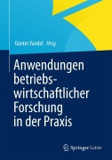 Cover-Bild zum Titel 'Anwendungen betriebswirtschaftlicher Forschung in der Praxis' von ''