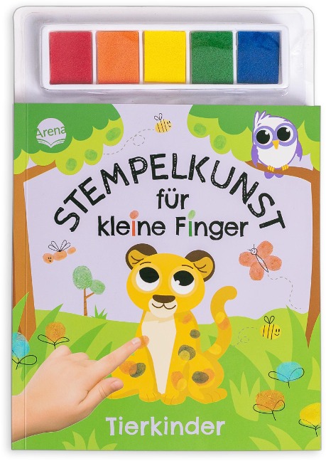 Stempelkunst für kleine Finger. Tierkinder - Hinkler