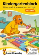 Cover-Bild zum Titel 'Kindergartenblock ab 4 Jahre - Rätsel-Spaß, Konzentration und Logik' von 'Ulrike Maier'
