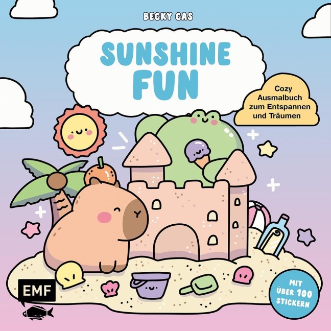 Sunshine Fun - Cozy Ausmalbuch zum Entspannen und Träumen - Becky Castañeda