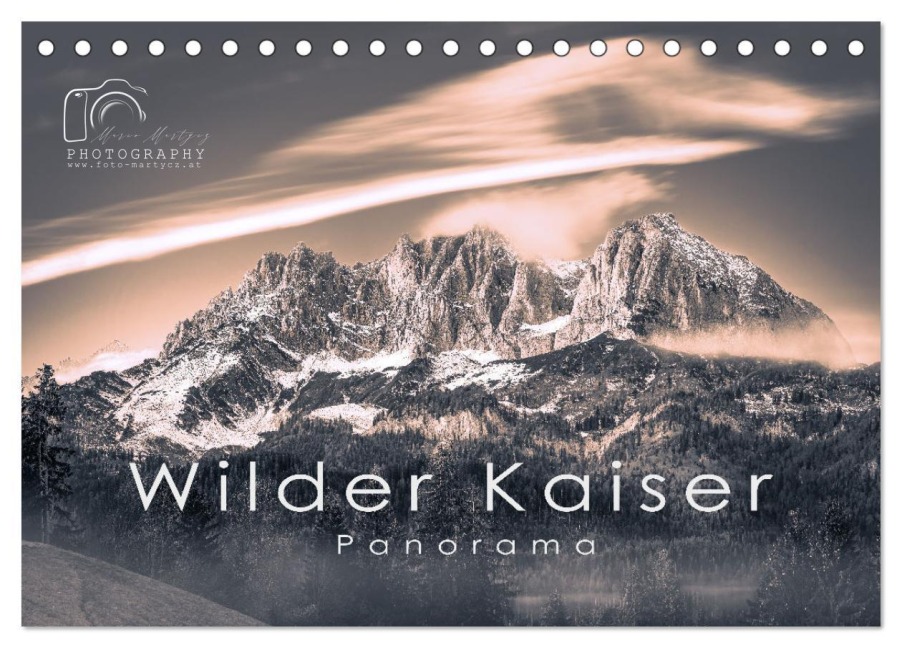 Wilder Kaiser Panorama 2026 (Tischkalender 2026 DIN A5 quer), CALVENDO Monatskalender - Marco Martycz