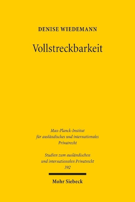 Vollstreckbarkeit - Denise Wiedemann