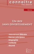 Cover-Bild zum Titel 'Fiche de lecture Un roi sans divertissement de Jean Giono (Analyse littéraire de référence et résumé complet)' von 'Jean Giono'