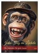 Cover-Bild zum Titel 'Jeden Tag ein Lächeln (Wandkalender 2026 DIN A2 hoch), CALVENDO Monatskalender' von 'Cathrin Illgen'