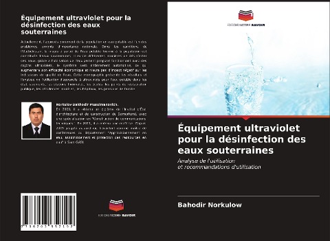 Équipement ultraviolet pour la désinfection des eaux souterraines - Bahodir Norkulow