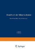 Cover-Bild zum Titel 'Handbuch der Mineralchemie' von ''