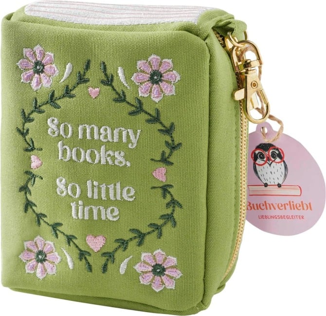 Buchverliebt Besticktes Täschchen, So Little Time - 