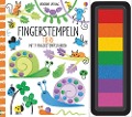 Cover-Bild zum Titel 'Fingerstempeln: Tiere' von 'Fiona Watt'