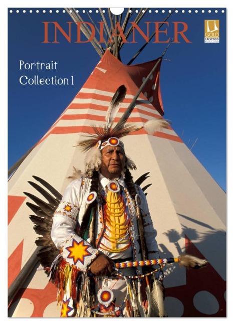 Indianer, Portrait Collection 1 (Wandkalender 2026 DIN A3 hoch), CALVENDO Monatskalender - Christian Heeb
