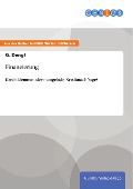 Cover-Bild zum Titel 'Finanzierung' von 'G. Dengl'