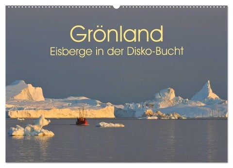 Grönland: Eisberge in der Disko Bucht (Wandkalender 2024 DIN A2 quer), CALVENDO Monatskalender - Elmar Weiss
