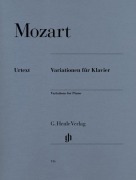 Cover-Bild zum Titel 'Variationen für Klavier' von 'Wolfgang Amadeus Mozart'