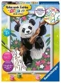 Ravensburger Malen nach Zahlen 20161 - Süßer Pandabär - Kinder ab 9 Jahren - 
