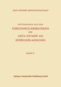 Cover-Bild zum Titel 'Mitteilungen aus den Forschungslaboratorien der Agfa-Gevaert AG, Leverkusen-München' von 'Fritz Gajewski'