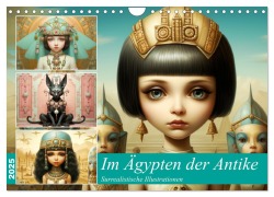 Im Ägypten der Antike. Surrealistische Illustrationen (Wandkalender 2025 DIN A4 quer), CALVENDO Monatskalender - Rose Hurley