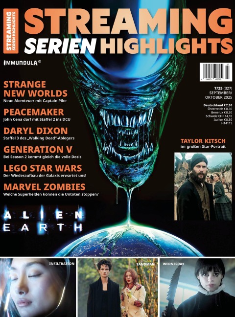 STREAMING SERIEN HIGHLIGHTS. Ausgabe September/Oktober 2025 (#327) - 