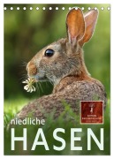 Niedliche Hasen (Tischkalender 2026 DIN A5 hoch), CALVENDO Monatskalender - Peter Roder