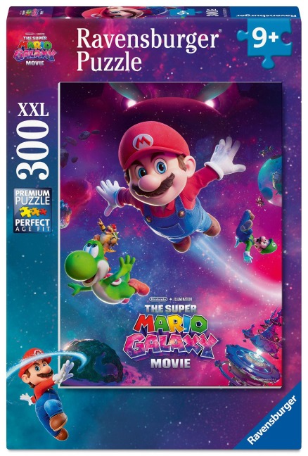 Kinderpuzzle 300 XXL Teile - Neue Abenteuer von Super Mario - 