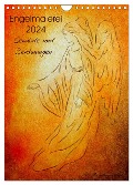 Engelmalerei 2024 Gemälde und Zeichnungen (Wandkalender 2024 DIN A4 hoch), CALVENDO Monatskalender - Marita Zacharias