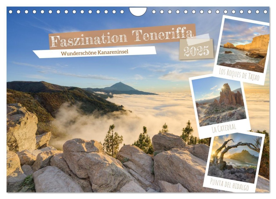 Faszination Teneriffa (Wandkalender 2025 DIN A4 quer), CALVENDO Monatskalender - Michael Valjak