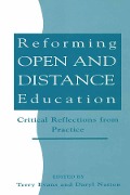 Cover-Bild zum Titel 'Reforming Open and Distance Education' von ''