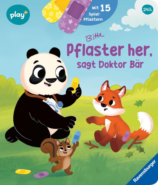 Play+ Mein lustiges Spielbuch Pflaster her, sagt Doktor Bär - ab 2 Jahre - Bernd Penners
